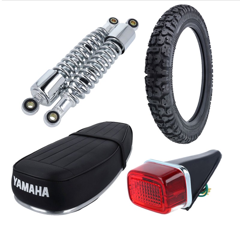 Various frame parts for Yamaha mopeds