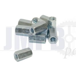 M6 Nut Galvanized extended 3D