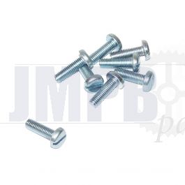 Pan Cylinder head screw Slotted Galvanized M6X12 Din 85