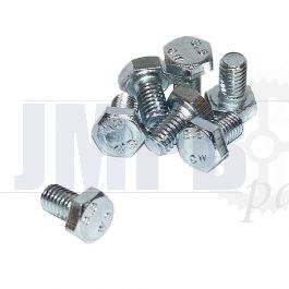 Hex bolt M8X10 Galvanized Din 933