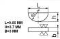 Woodruff / Flywheel key Zundapp/Kreidler/Maxi