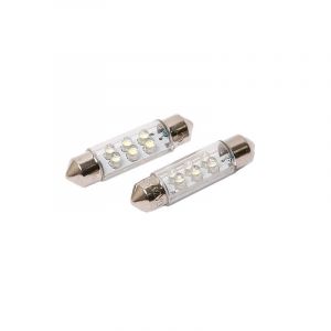 Tube lamps 10X39MM 12 Volt LED - A 2 pieces