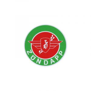 Sticker Zundapp Logo Green Round 100MM