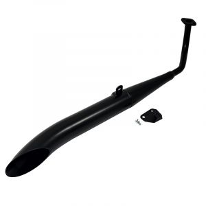 Exhaust Tomos A3/A35 Slash-Cut Black