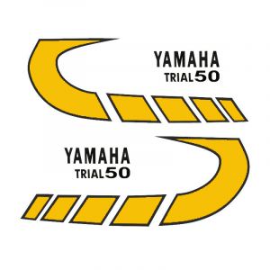 Stickerset Yamaha Trial 50 Yellow