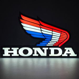 Lamp Honda Logo LED Red/White/Blue