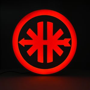 Lamp Kreidler Logo LED Red