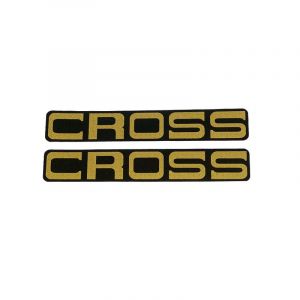 Stickerset Kreidler Cross Gold - 2 pieces