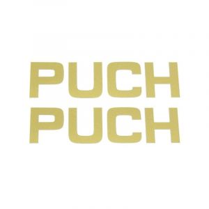 Sticker Puch 120X35MM Gold 2 pieces