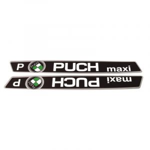 Tank transfer set Puch Maxi P Black/Chrome