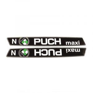 Tank transfer set Puch Maxi N Black/Chrome