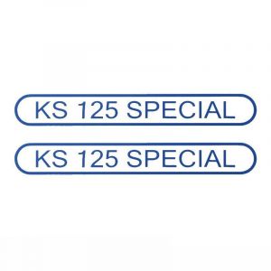 Stickerset Tank Zundapp KS125 Special Blue