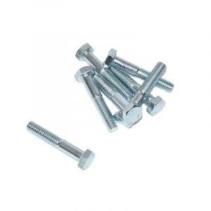 Hex bolt M6X35 Galvanized Din 931