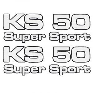 Stickerset Zundapp KS50 Supersport 4-Pieces