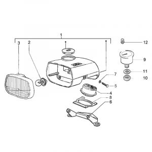 Headlight Vespa Ciao
