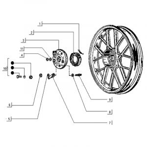 Front brake Gilera Citta