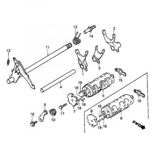 Gear Axle Honda MB50