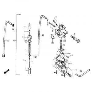 Carburettor Honda MB50