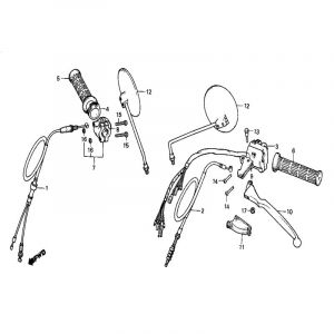 Brake Handles / Levers Honda MB50