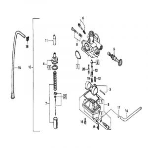 Carburettor Honda MT50