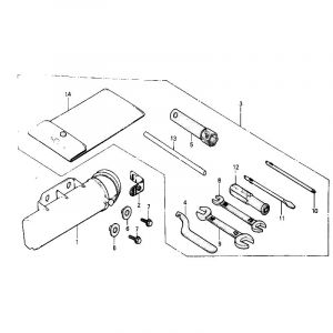 Toolbox Honda MT50