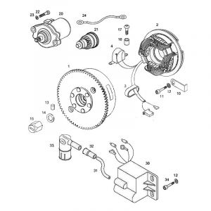 Ignition With Pick-Up / Start engine Tomos Flexer from 2007