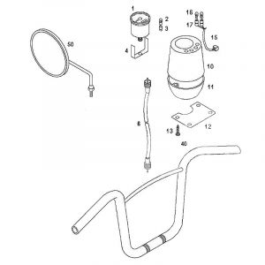 Speedometer / Handlebar Tomos Standard