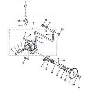 Oil pump Yamaha FS1 2RU