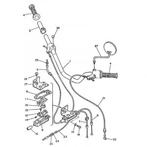 Handlebar Yamaha FS1 2RU