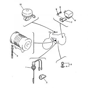 Electric Parts 2 Yamaha FS1 2RU