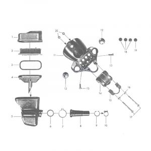 Headlight housing Zundapp 517