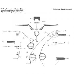 Handlebar Zundapp 517 GTS50