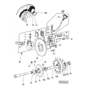 Front Cast Wheel Puch Monza