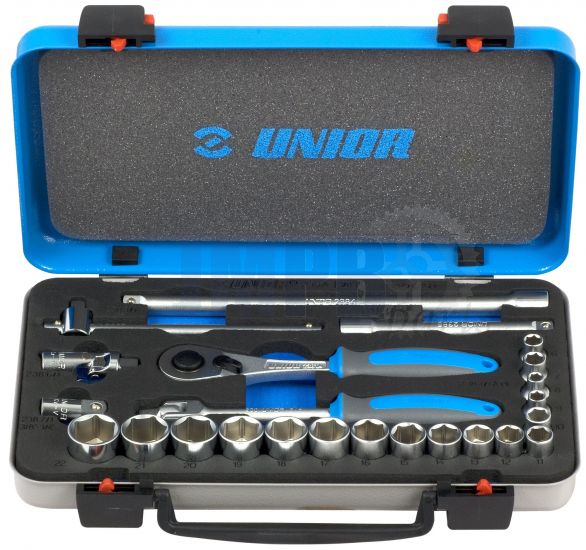 UNIOR BI Socket set 3/8"-239 A-24pcs