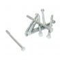 Hex bolt M8X140 Galvanized Din 931