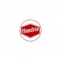 Sticker Flandria Logo Red/White 41MM