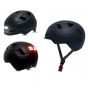 Helmet Moped Black with Lighting