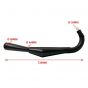 Exhaust 36MM Zundapp Jamarcol Megaphone Black