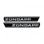 Tank stickers Zundapp Black/White