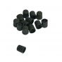 Valve cap black plastic