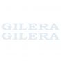 Gilera Word Stickerset White 320X40MM