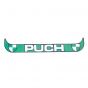 Sticker License plate holder Wide Puch White