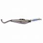 Exhaust Puch Maxi Biturbo Blank-Alu