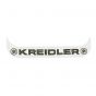 Sticker License plate holder Small Kreidler WHITE