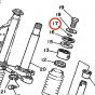 O-Ring Front Fork Topside Yamaha FS1