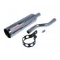 Exhaust Silencer Chrome Uni Jamarcol