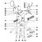 Handlebar / Brake handles Tomos Flexer until 2006