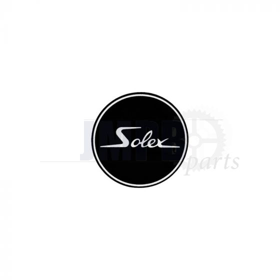 Sticker Solex Logo Round Black/White 41MM