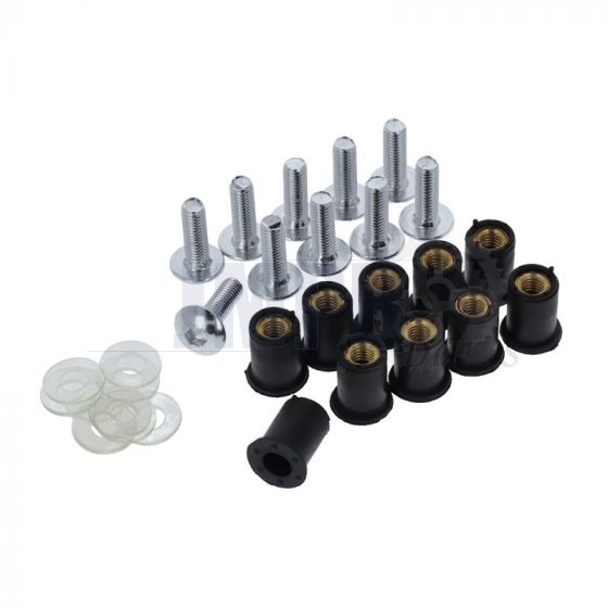 Well Nut Set M5 10 Pieces