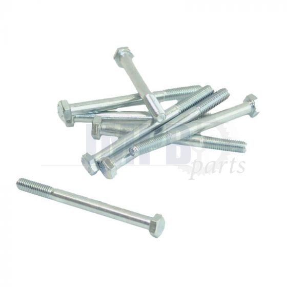 Hex bolt M8X80 Galvanized Din 931